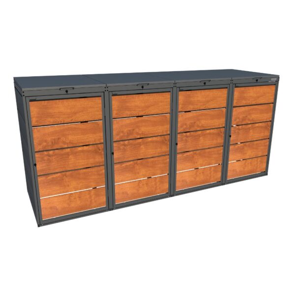 Bin Store Modbin OAK 4x 240L