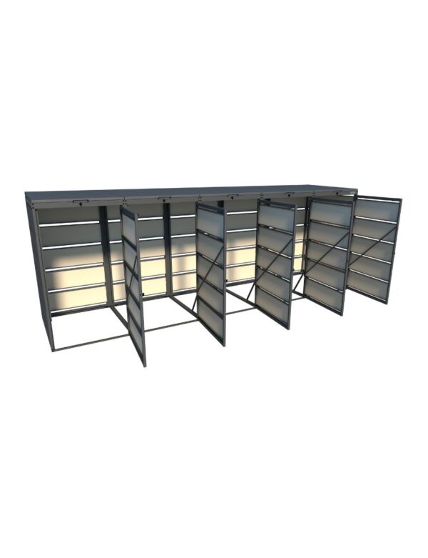 Bin Store KUBA 5x 240L