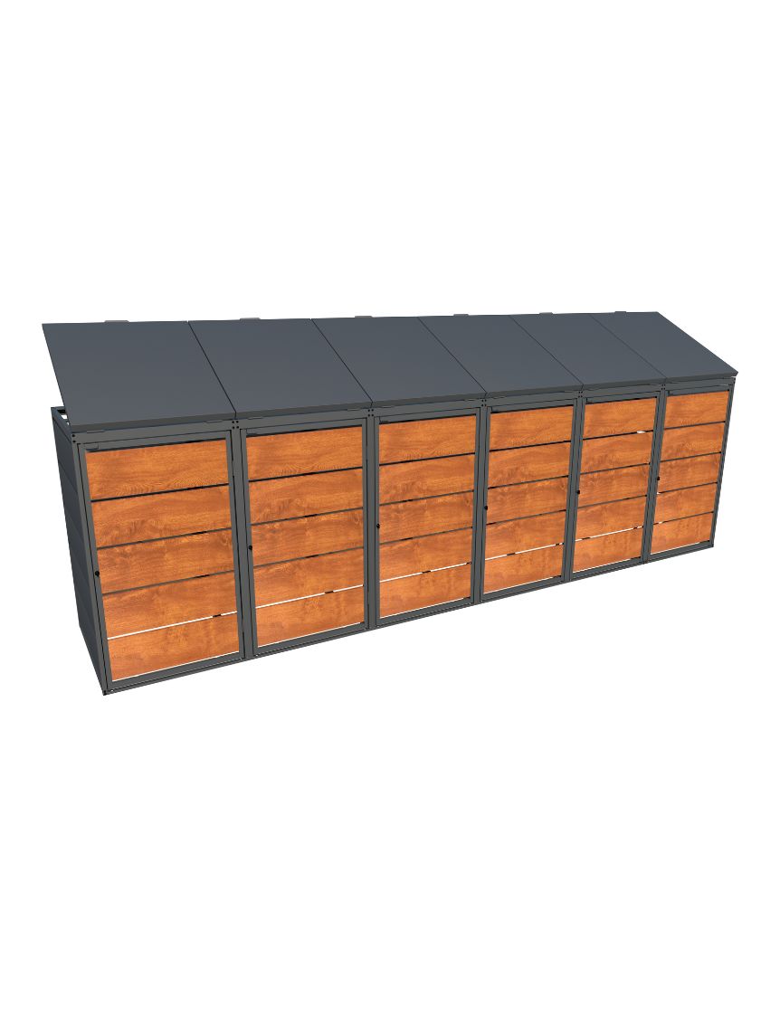 Bin Store Modbin OAK 6x 240L